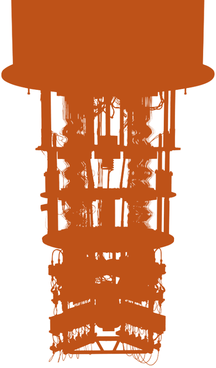 Quantum Tower orange on gray
